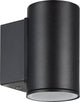 Lampada da parete da esterno Eglo izzalini - gu10 - 11,5 cm - nera