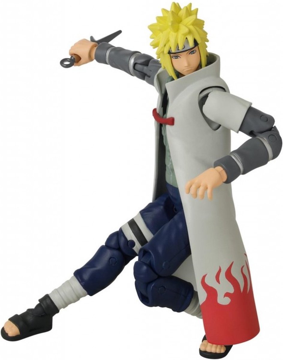 Bandai – héroes del anime – naruto shippuden – figura héroes del anime 17 cm – namikaze minato – 36905