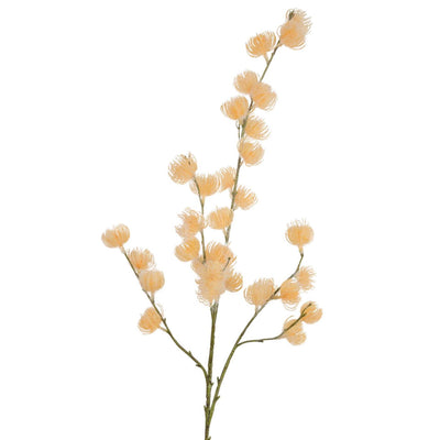 Roberts collection rama artificial bola de pelusa amarillo 108cm
