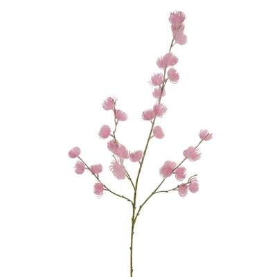 Roberts collection rama artificial bola de pelusa rosa 108cm