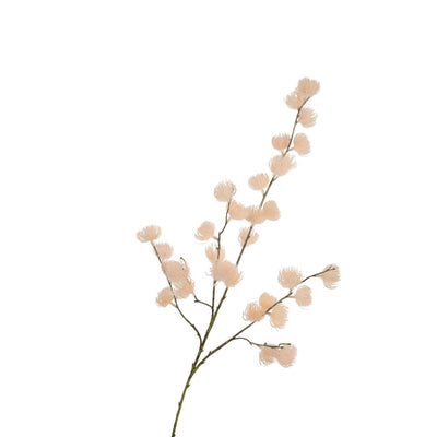 Roberts collection rama artificial bola de pelusa crema 108cm