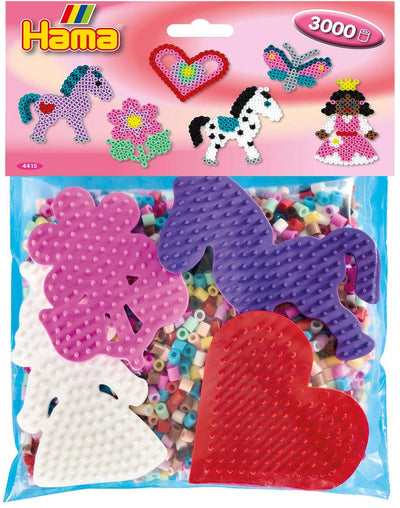 Hama Irrating Bead Set Group Pack Pink, 3000st.