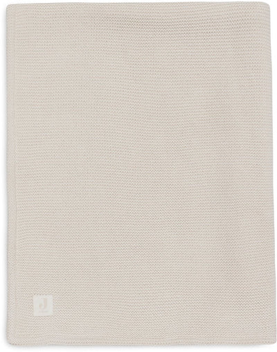 Coperta per culla Jollein - 75x100 cm - maglia basic - velluto d'avena