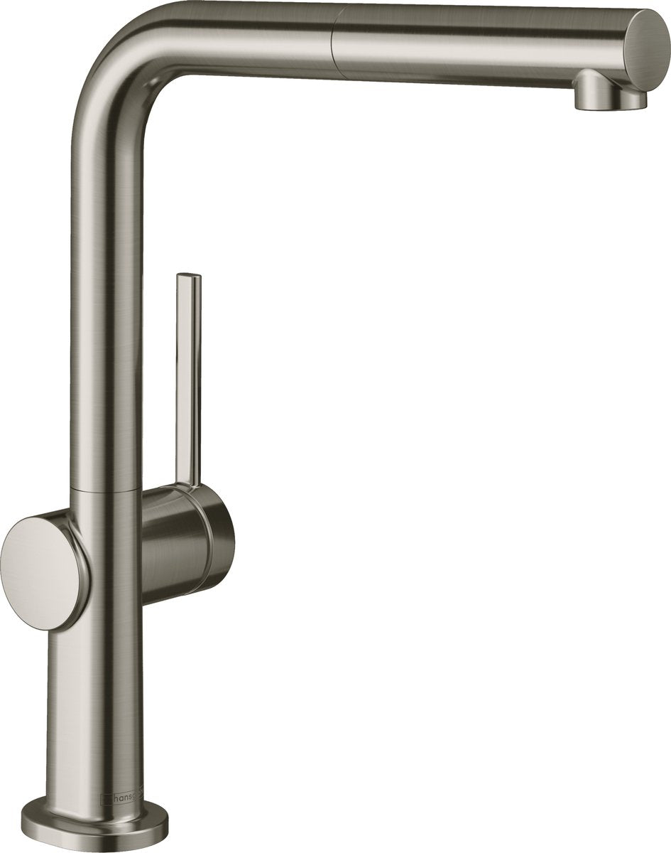 Hansgrohe m54 - Talis kitchen tap with pull-out hand shower, stainless steel look 72808800