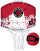 Wilson team mini aro nba raptors set con pelota y mini canasta de baloncesto multicolor
