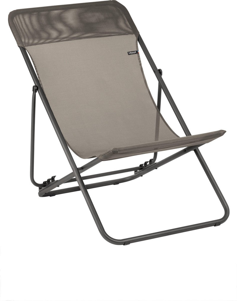 Lafuma maxi transat - strandstoel - verstelbaar - inklapbaar - graphite