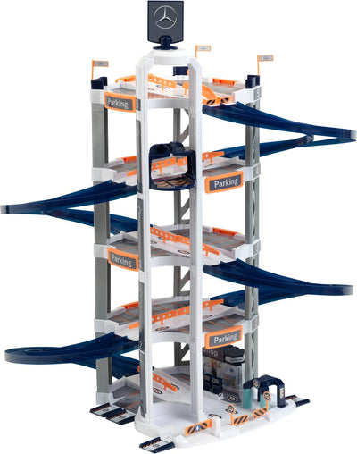 Klein toys theo Klein Mercedes-Benz parking garage with 5 floors - 55x55x85 cm - white blue