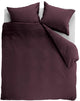 Copripiumino Ambiante cotone uni - tinta unita - matrimoniale - 200x200 220 - rosso scuro
