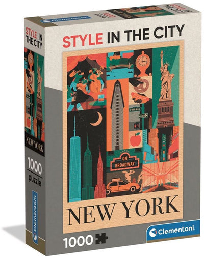 Clementoni – Stile nella città di New York – Puzzle 1000 pezzi