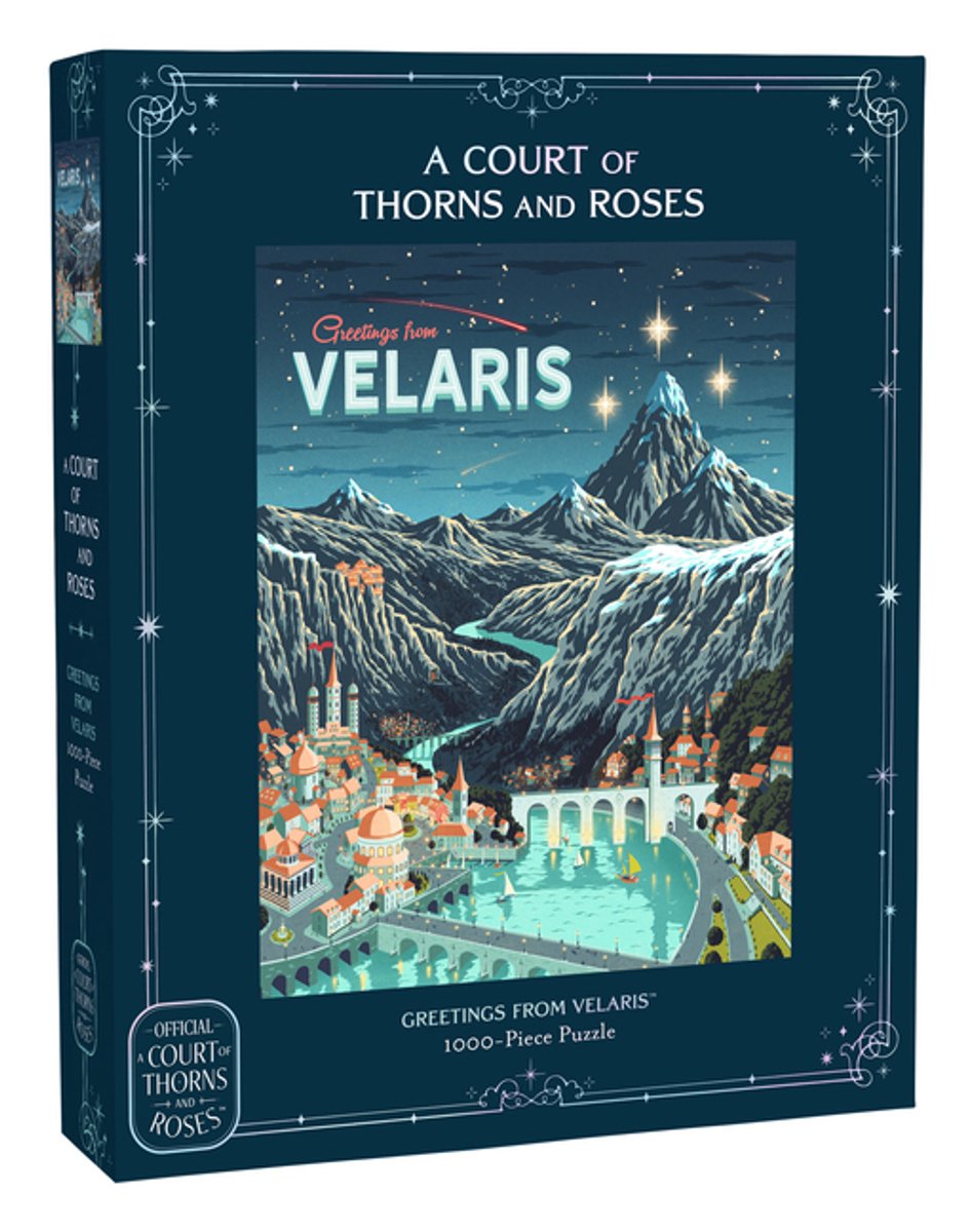 Una corte di spine e rose saluti ufficiali di velaris puzzle da 1000 pezzi