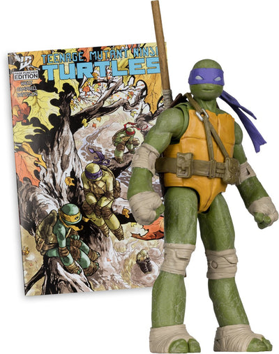 Mcfarlane juguetes tortugas ninja mutantes adolescentes - figura de acción - donello con perforadores de página de cómic