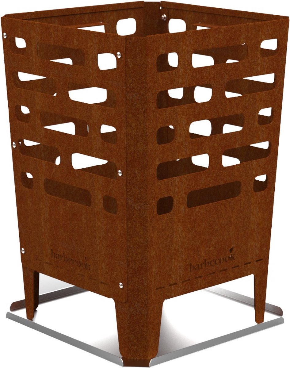 Barbecook jill - vuurkorf - cortenstaal - 38x38x55cm