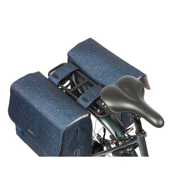 Basil Double Bag Flair 35l Navy blue