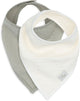 Bandana bavaglino Jollein - idrofila - bavaglini - 2 pezzi - farina d'avena verde oliva