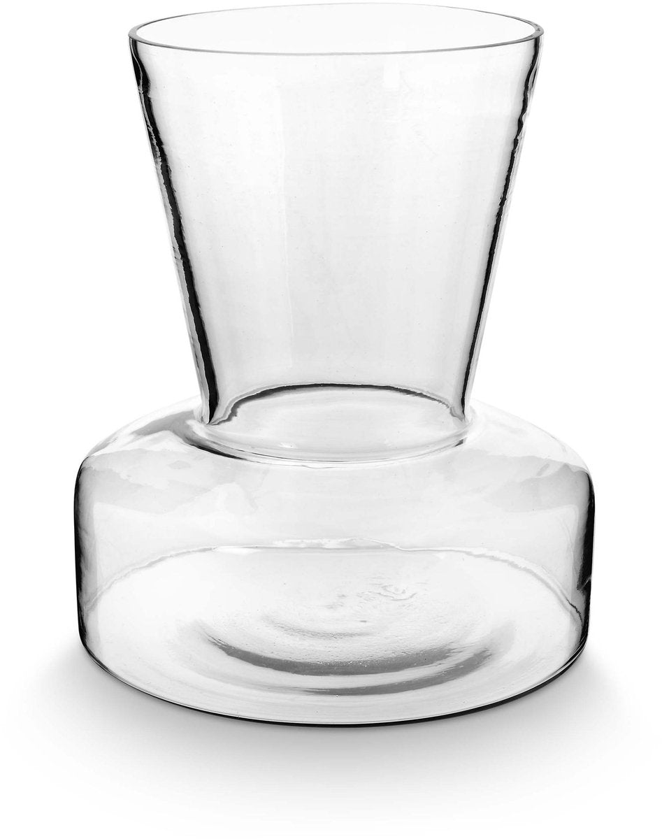 Pip studio vtwonen - basic - vaas - transparant - glas - 26x26x30cm