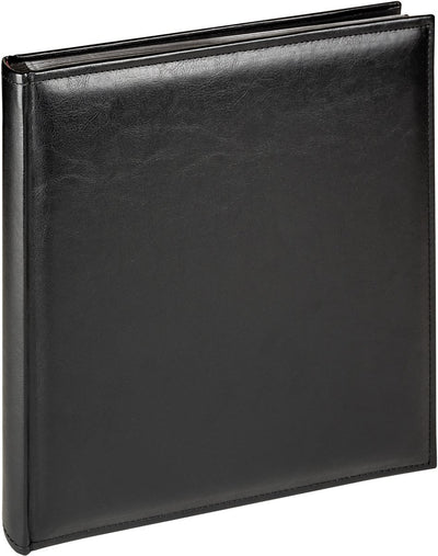 Walther fa-386-b deluxe - álbum clásico - formato 28x30,5 cm x 50 páginas negras - negro