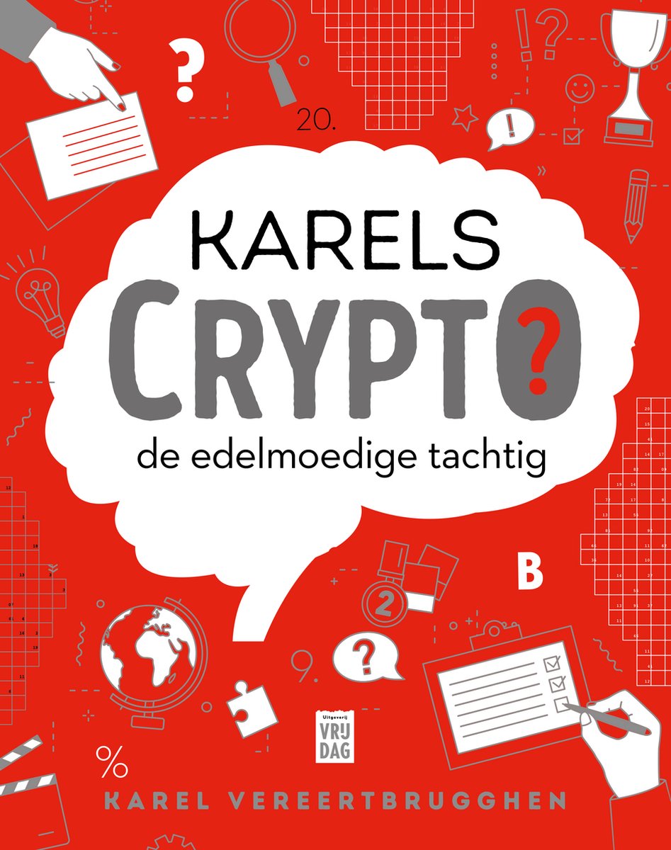 Merkloos sans marque karels crypto: de edelmoedige tachtig - puzzelboek