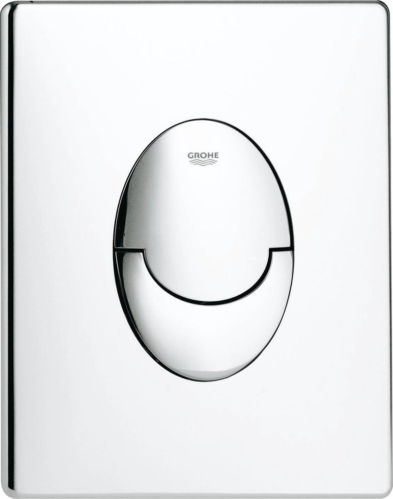 WC Grohe skate air control panel - verticale - doppio scarico - plastica - cromo