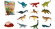 Dinosauri con accessori in busta 17 pezzi