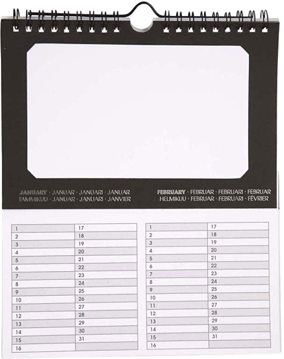 Craft Birthday Calendar