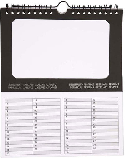 Calendario de cumpleaños artesanal