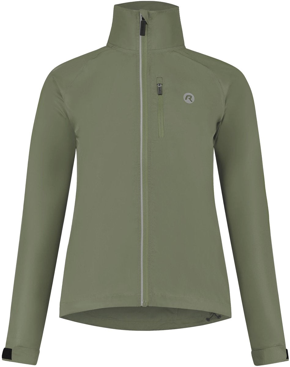 Rogelli giacca da corsa core donna - antivento - verde - m