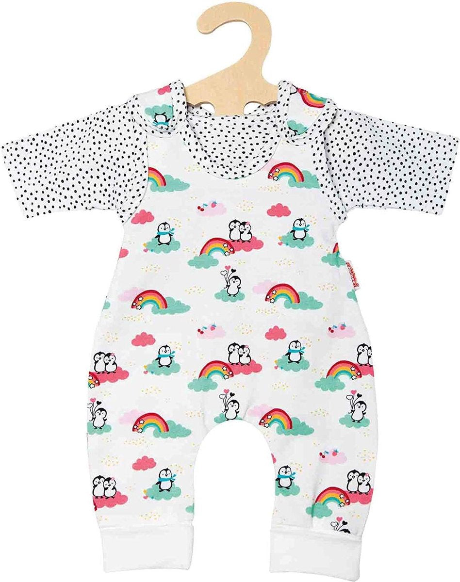 Dolls Romper Penguin with T-shirt, 28-35 cm