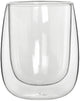 Bialetti verona bicchieri doppia parete 250 ml – set da 2 – vetro borosilicato – bicchieri da caffè e tè – lavabili in lavastoviglie