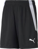 Puma teamliga shorts jr unisex sportbroek - black- white