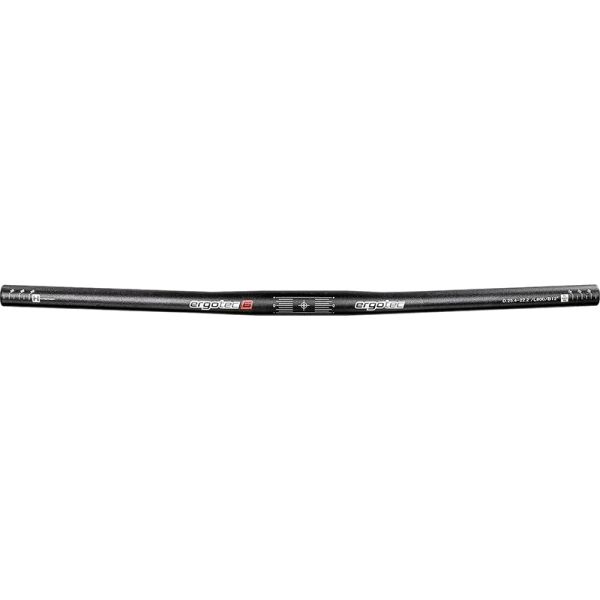 Ergotec stuur flat bar 25,4x600 mm - zwart