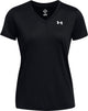 Under armour tech ssv - camiseta deportiva para mujer solid-blk - negro - blanco
