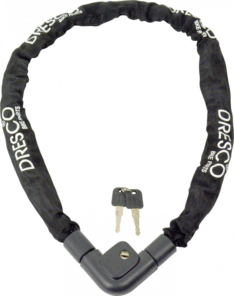 Drescro Chain Lock 120 cm x 7 mm con 2 tasti neri