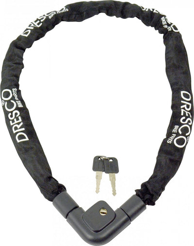 Dresco kettingslot 120 cm - zwart