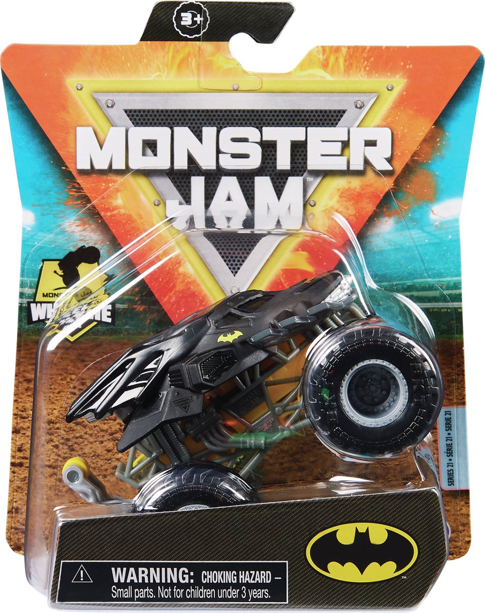 Spinmaster Monster Jam Die Truck Cast 1:64