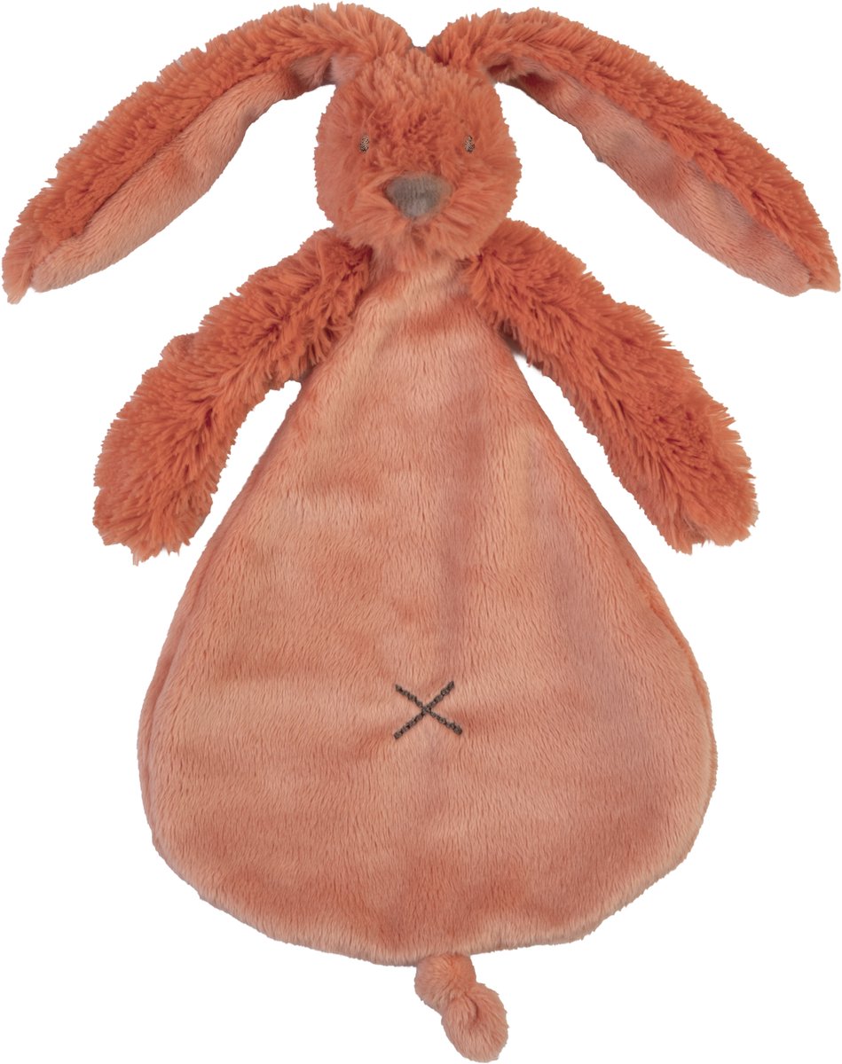 Panno da coccole Happy Horse Rabbit Richie - arancione - regalo per bambini