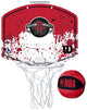 Wilson team mini aro nba rockets set con pelota y mini canasta multicolor