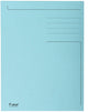 Exacompta 50x forever® bedrukte map met 3 kleppen - 280gm2 - 24,5x35 cm voor folio - lichtblauw - 449006e