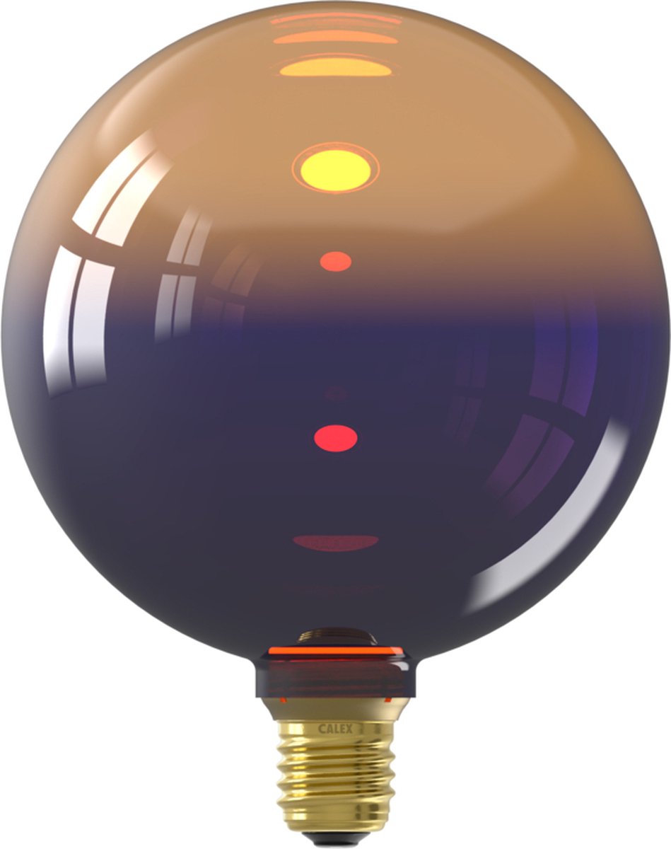 Lámpara led calex inception calmar - titanio - e27 - 3w - regulable