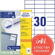Etichette universali avery zweckform 3489 70x29,7mm bianco