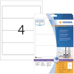 Etichette portadocumenti herma 4826 bianco 192 x 61 mm 100 pezzi