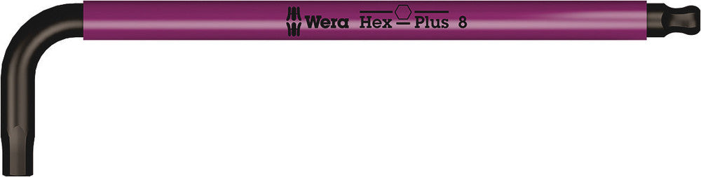 Wera 950 spkl llave L multicolor, métrica, láser negro, hex-plus, 3,0 mm - 1 pieza(s) - 05022606001