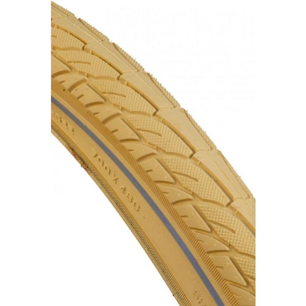 Neumático Dutchperfect dutch perfect 28 x 1,75 47-622 mm antipinchazos - crema con reflejos