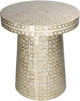 Hd collection tafel capiz ivoor 40x40x45cm