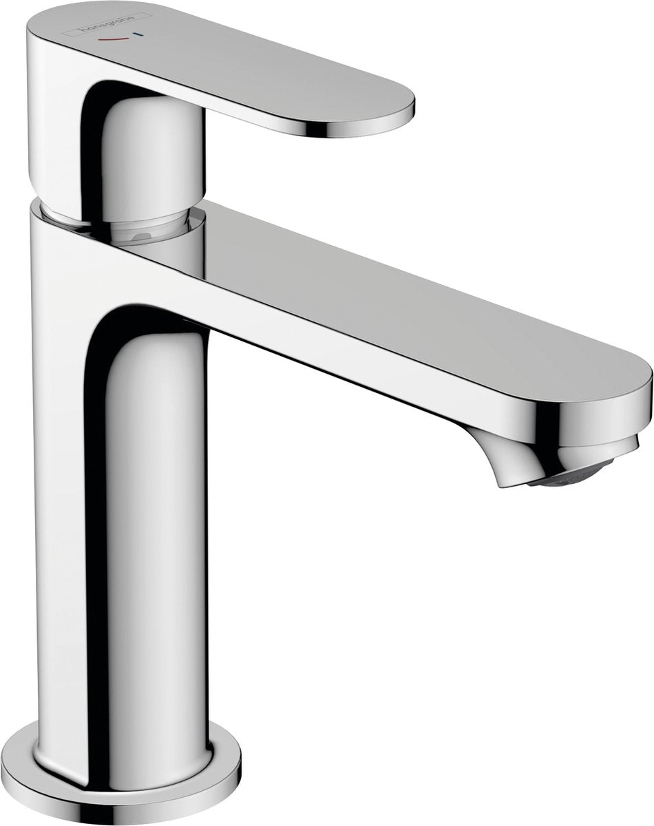 Hansgrohe rebris s - miscelatore lavabo - funzionamento monocomando - risparmio energetico cool start - ecosmart+ risparmio idrico - con scarico - dimensione 110 mm - cromo