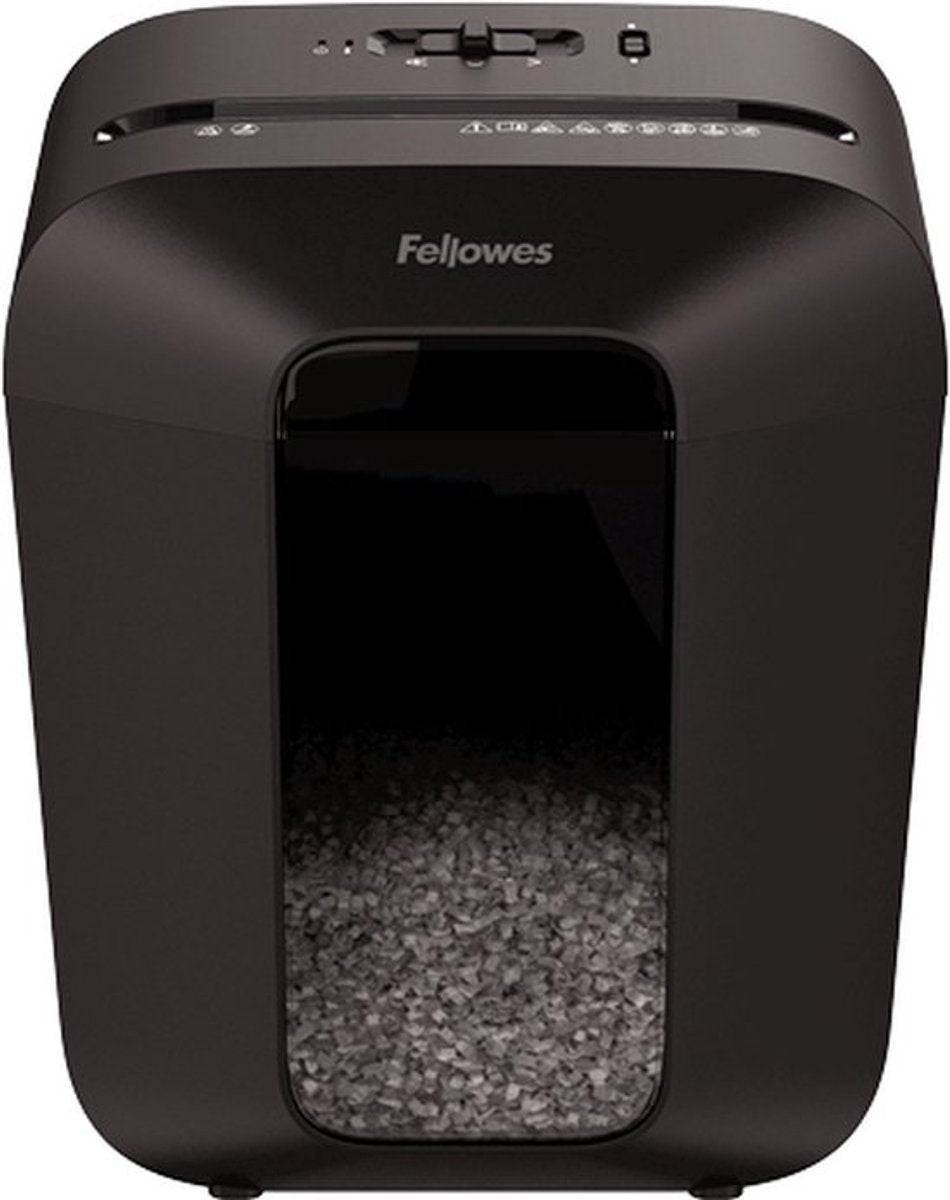 Trituradora de papel Fellowes lx41 negra microcorte