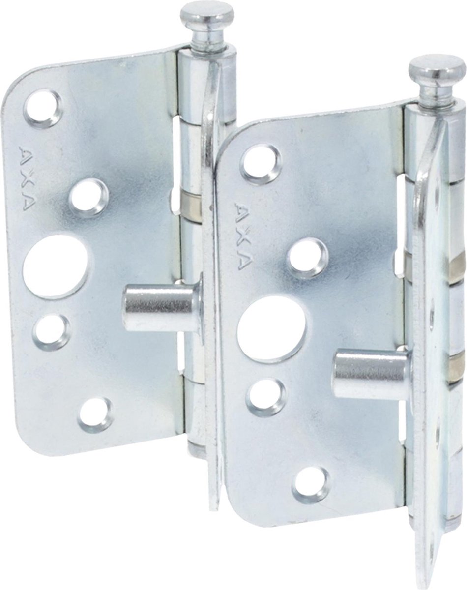 Cerniera Starx a sfera zincata skg3 89x89 angolo tondo - 2 pezzi