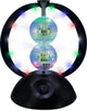 Partyfunlights specchio rotante palla da discoteca nera - luce LED - illuminazione per feste - lampada da discoteca - per bambini