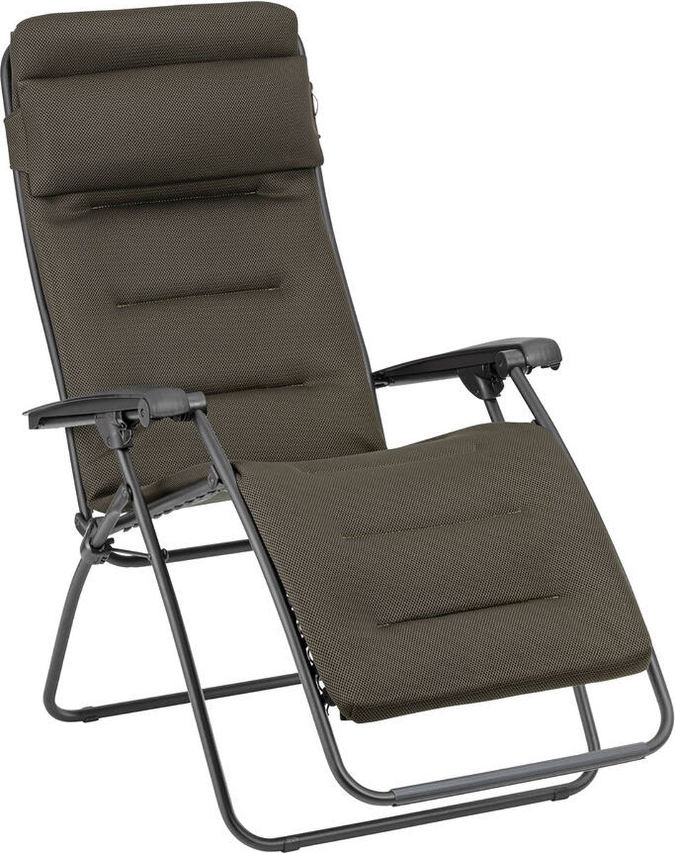 Lafuma rsx clip aircomfort - relaxstoel - verstelbaar - inklapbaar - zero gravity - taupe