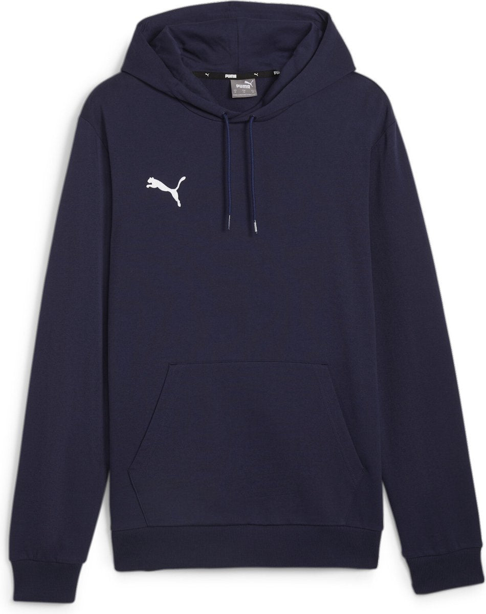 Puma teamgoal casuals hoody heren sporttrui - navy- white