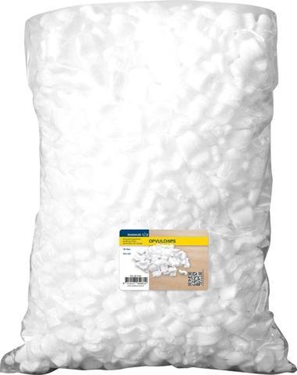 Chips de relleno del ayuntamiento - blanco orgánico - 25 litros - rd-351205